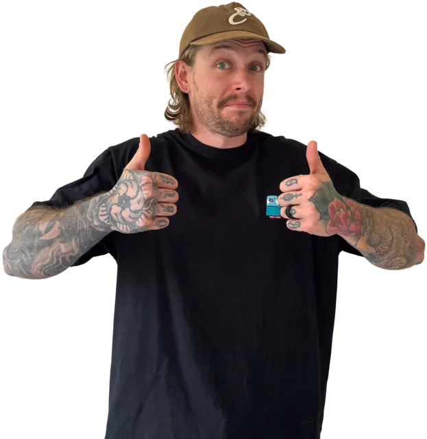 Connor from Conzilla Tech, thumbs up